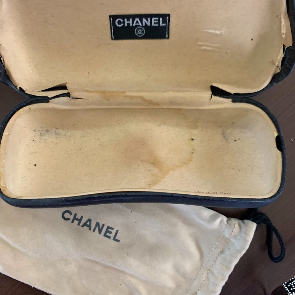 Vintage Chanel Sunglasses (approx 2005) 4130-B Swarovski crystal padded used - Picture 12 of 16